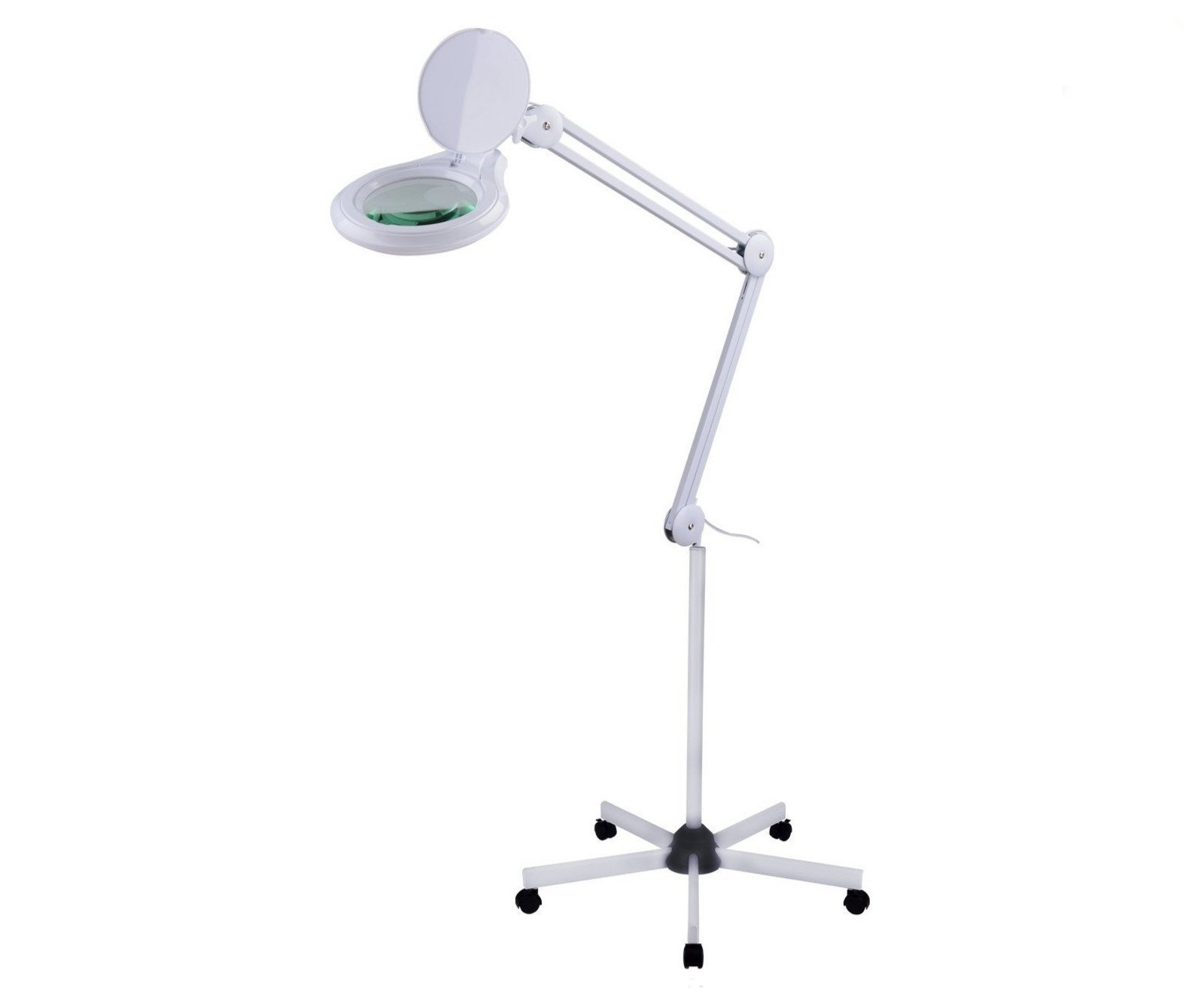 10W Magnifier lamp 3-D with dimmer and wheeled stand
