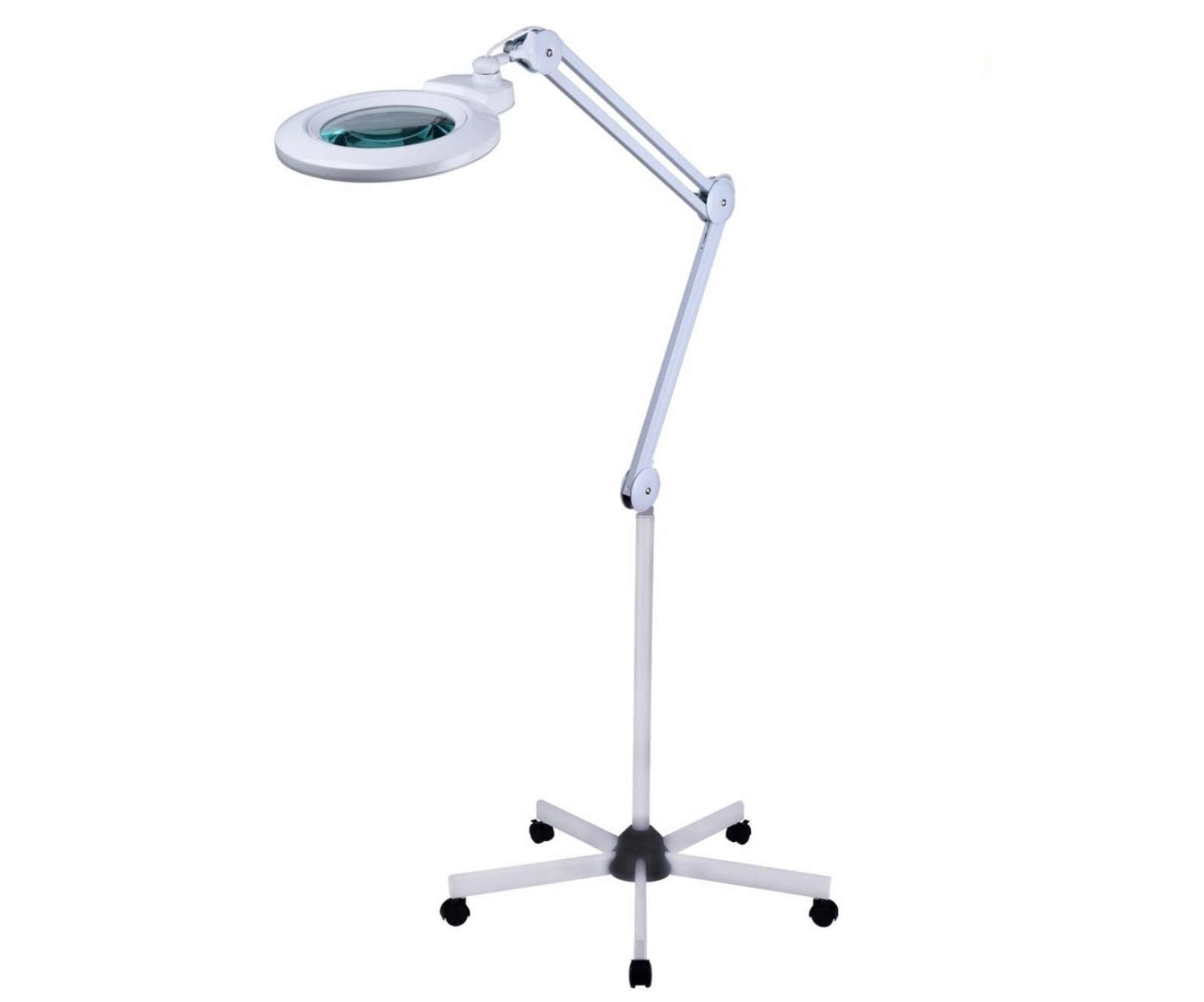 10,3W Magnifier lamp 5D with changeable lens and wheeled stand