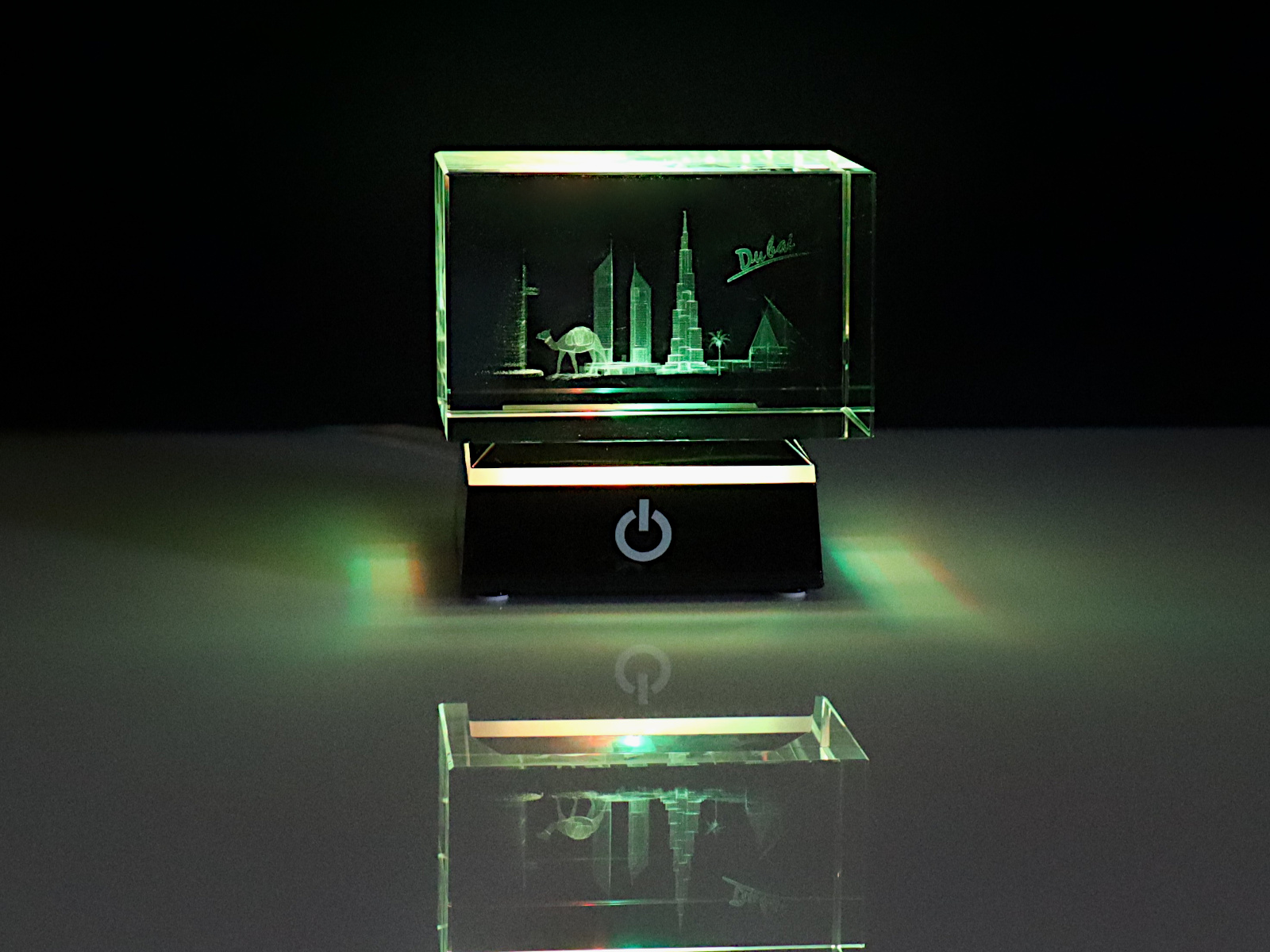 Kristallquader 3D Dubai 50x50x80