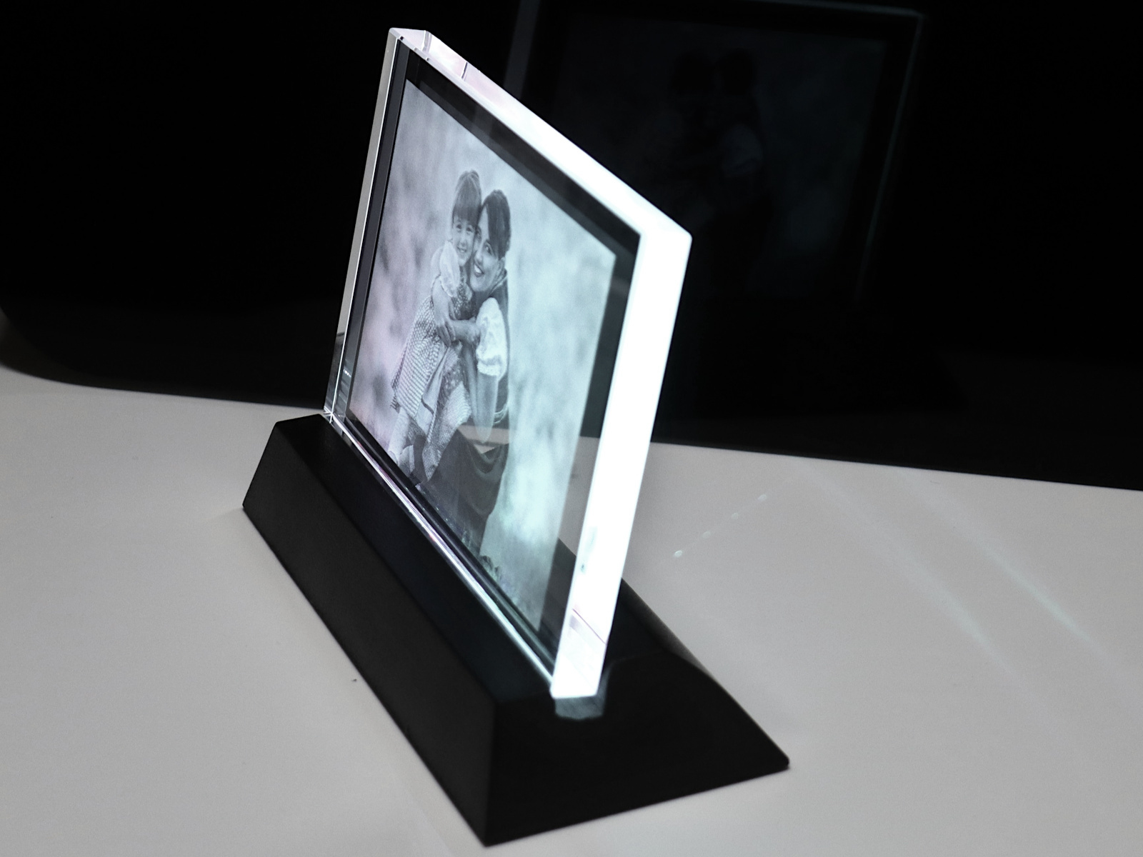 Personalisiertes 2D Kristall-Glasfoto 150x100mm