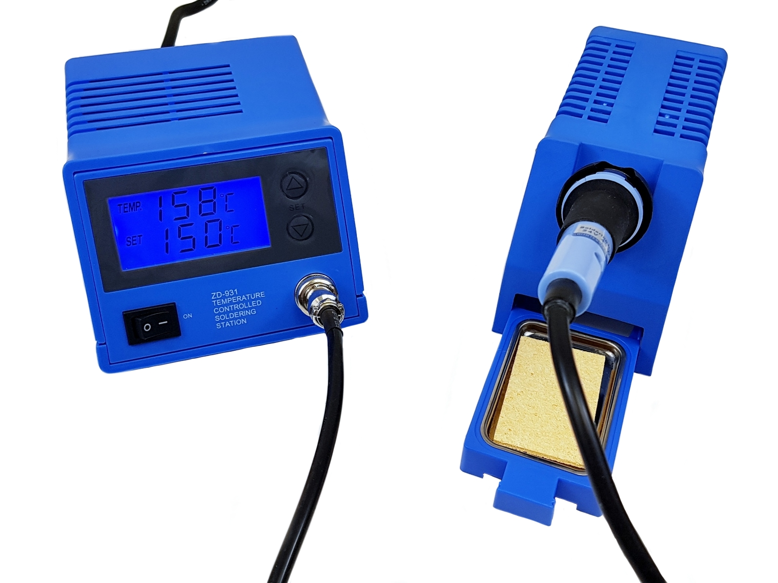 Digital Soldering Station ESD with accessories