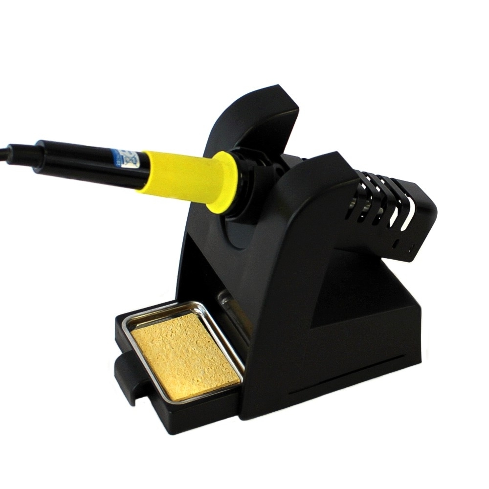 Digital regulated Soldering Station ESD black with accessories
