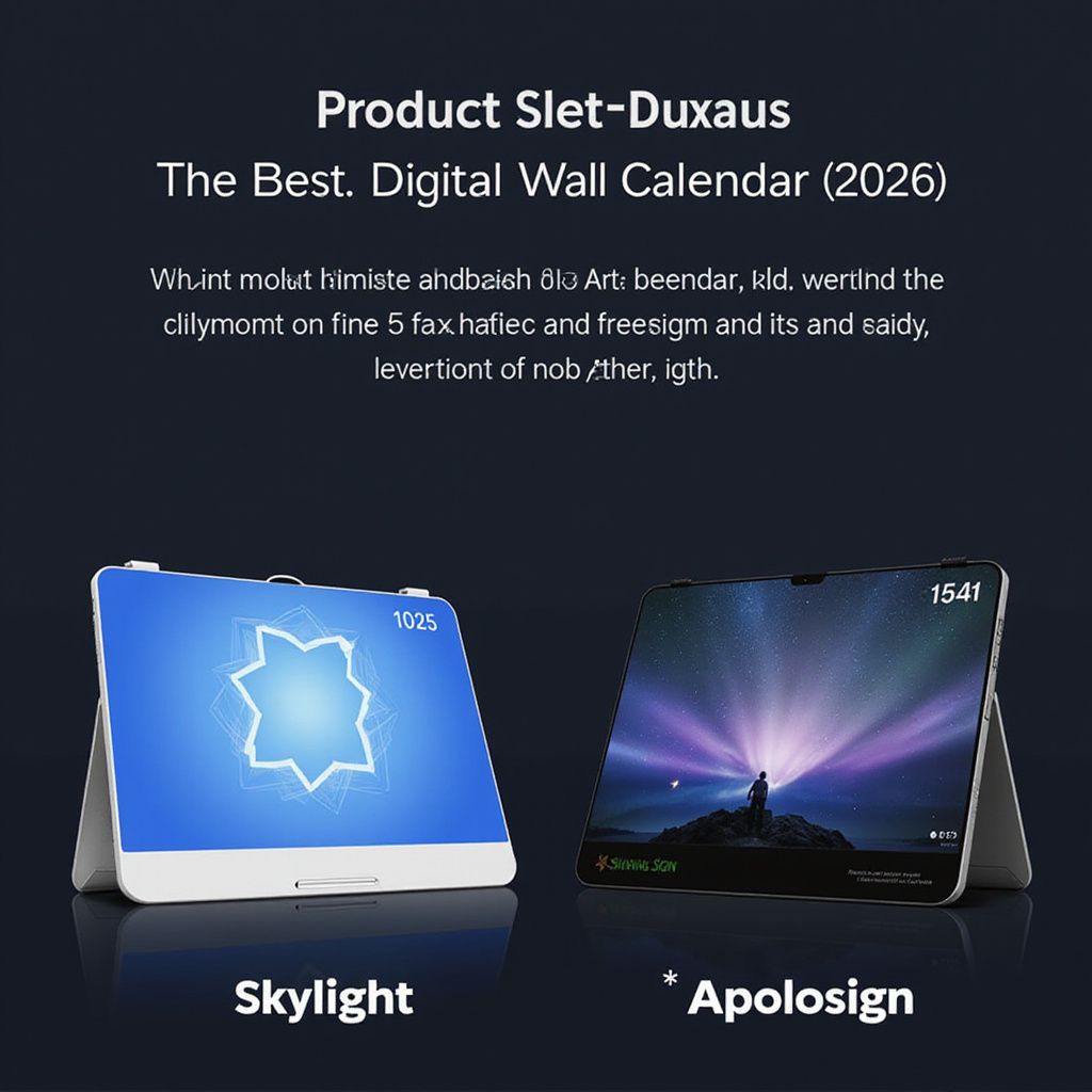 Vergleiche die besten digitalen Wandkalender 2026 Skylight vs. Apolosign  Jetzt 